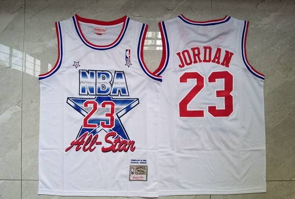 Chicago Bulls 1991 White #23 JORDAN ALL-STAR Classics Basketball Jersey (Stitched)