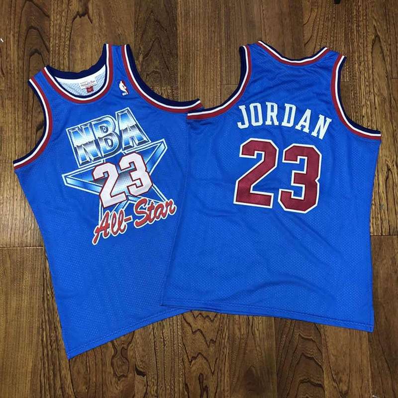 Chicago Bulls 1993 Blue #23 JORDAN ALL-STAR Classics Basketball Jersey (Closely Stitched)