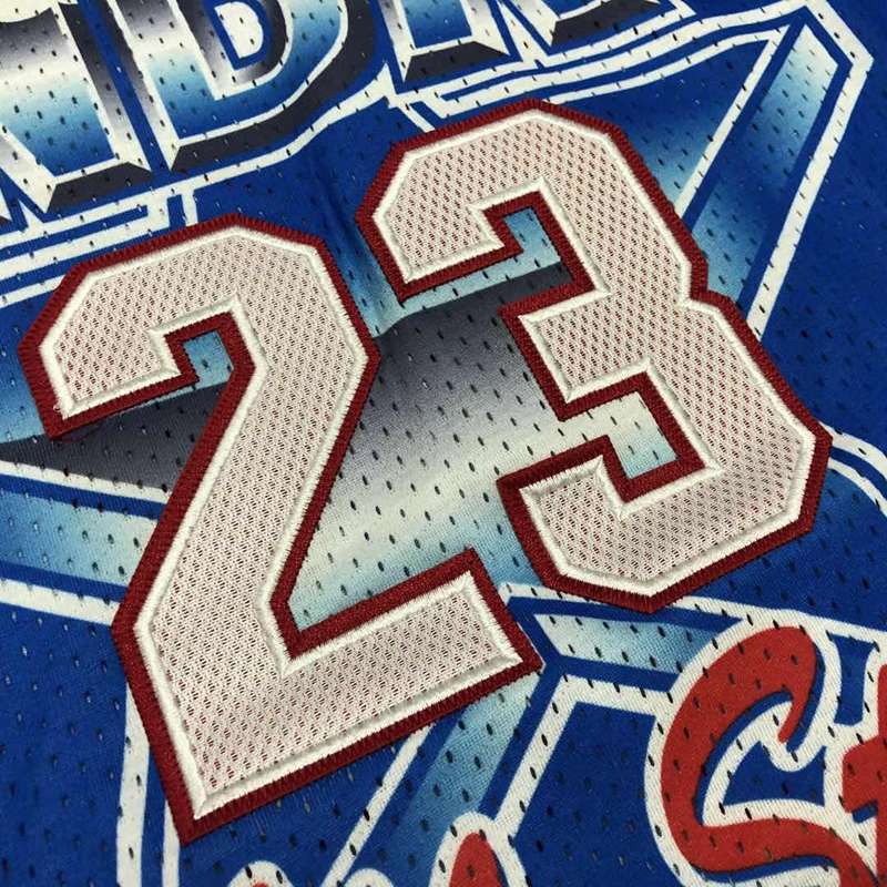 Chicago Bulls 1993 Blue #23 JORDAN ALL-STAR Classics Basketball Jersey (Closely Stitched)