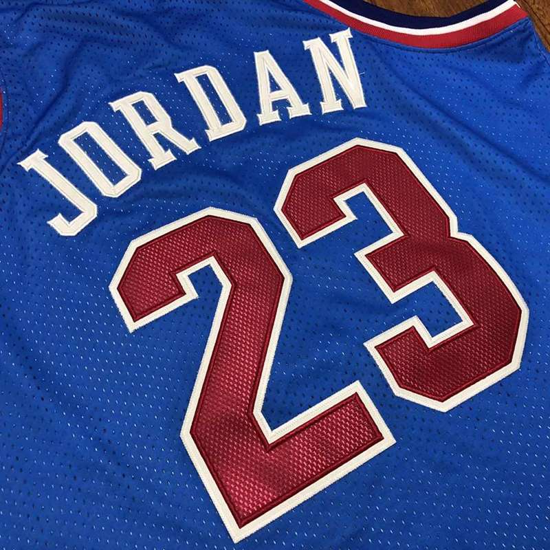 Chicago Bulls 1993 Blue #23 JORDAN ALL-STAR Classics Basketball Jersey (Closely Stitched)