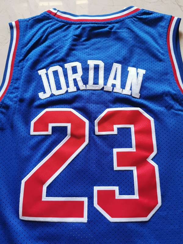 Chicago Bulls 1993 Blue #23 JORDAN ALL-STAR Classics Basketball Jersey (Stitched)