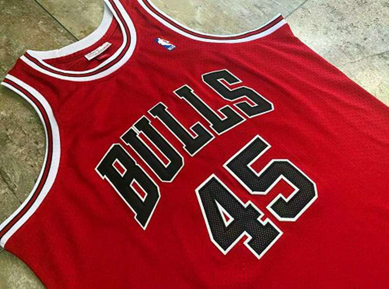 Chicago Bulls 1994/95 Red #45 JORDAN Classics Basketball Jersey (Closely Stitched)