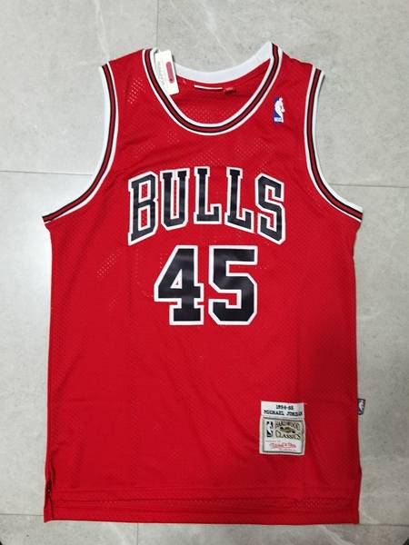 Chicago Bulls 1994/95 Red #45 JORDAN Classics Basketball Jersey (Stitched)