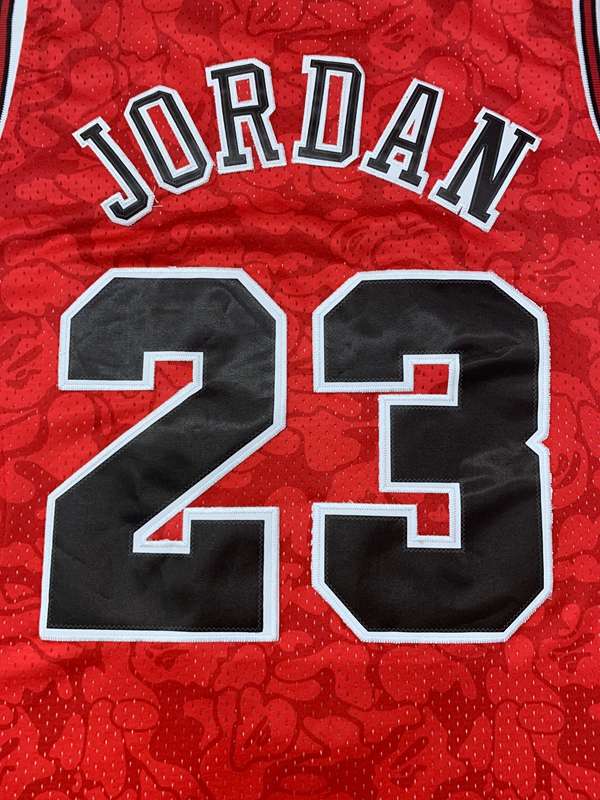 Chicago Bulls 1996/97 Red #23 JORDAN Classics Basketball Jersey (Stitched)