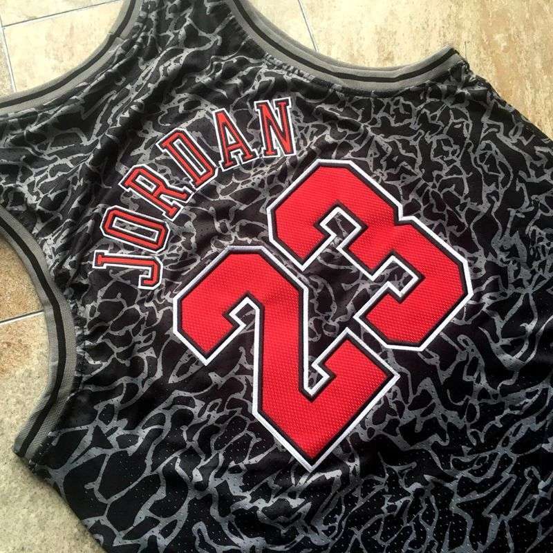 Chicago Bulls 1996/97 Black #23 JORDAN Classics Basketball Jersey (Closely Stitched)