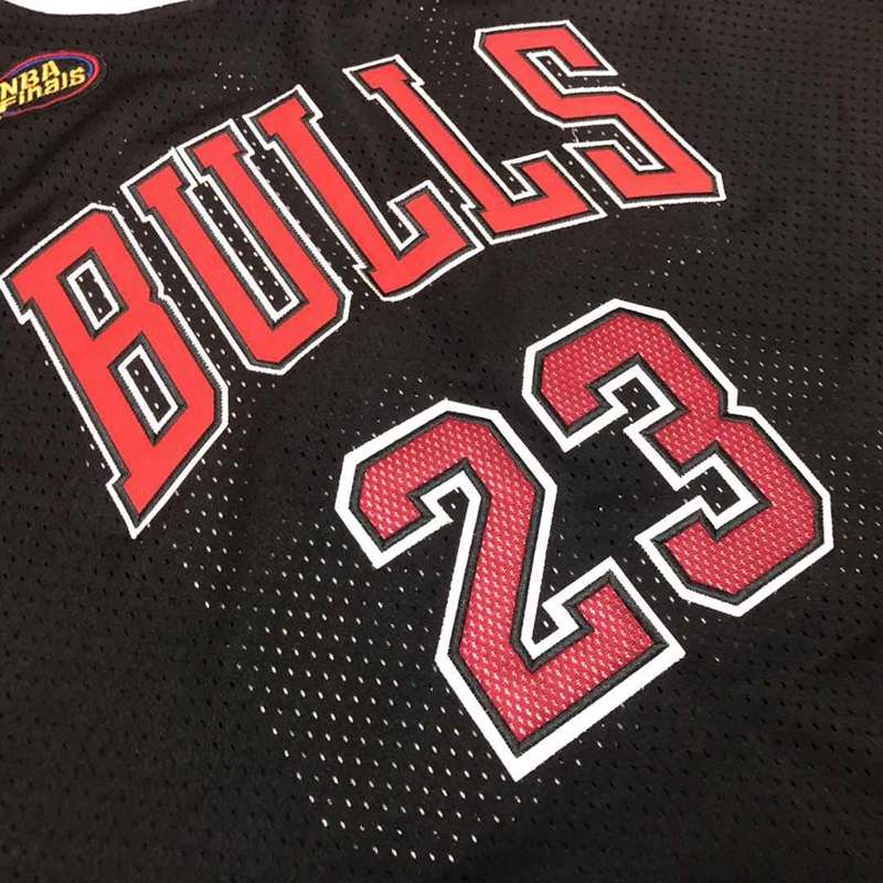 Chicago Bulls 1996/97 Black #23 JORDAN Finals Classics Basketball Jersey (Closely Stitched)