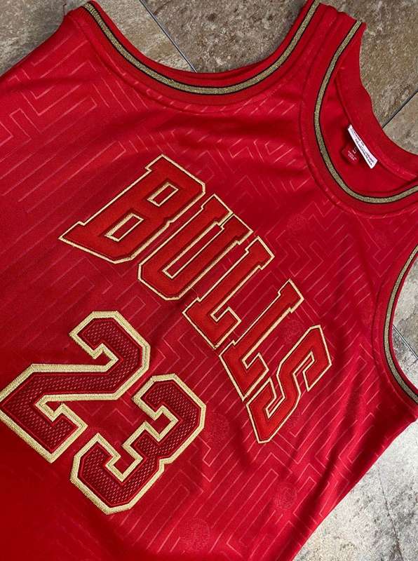 Chicago Bulls 1996/97 Red #23 JORDAN Classics Basketball Jersey (Closely Stitched)