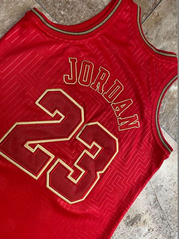 Chicago Bulls 1996/97 Red #23 JORDAN Classics Basketball Jersey (Closely Stitched)