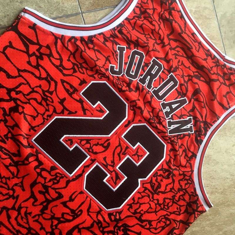 Chicago Bulls 1996/97 Red #23 JORDAN Classics Basketball Jersey 02 (Closely Stitched)