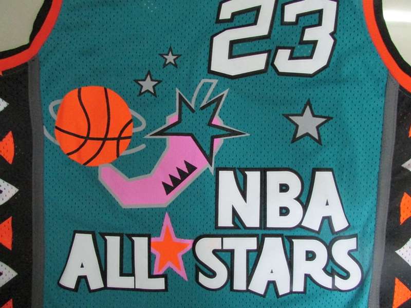 Chicago Bulls 1996 Green #23 JORDAN ALL-STAR Classics Basketball Jersey (Stitched)