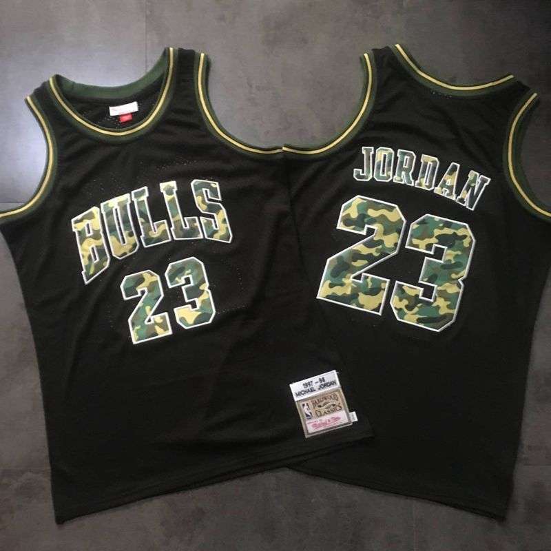 Chicago Bulls 1997/98 Black #23 JORDAN Classics Basketball Jersey 03 (Closely Stitched)