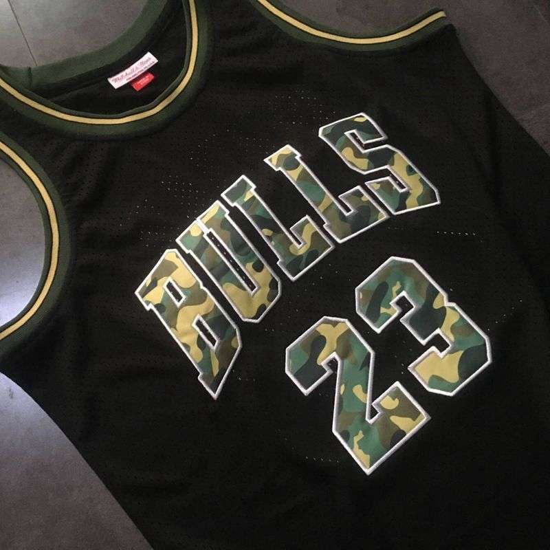 Chicago Bulls 1997/98 Black #23 JORDAN Classics Basketball Jersey 03 (Closely Stitched)