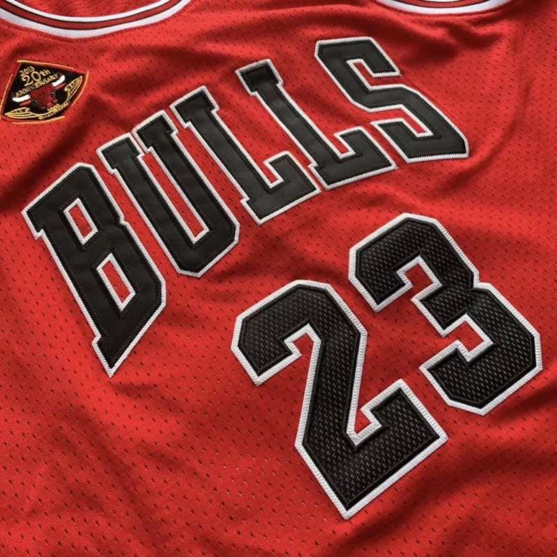 Chicago Bulls 1997/98 Red #23 JORDAN Classics Basketball Jersey (Closely Stitched)