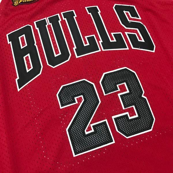 Chicago Bulls 1997/98 Red #23 JORDAN Finals Classics Basketball Jersey (Closely Stitched)