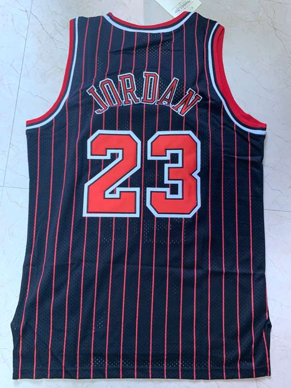 Chicago Bulls 1997/98 Black #23 JORDAN Classics Basketball Jersey (Stitched)