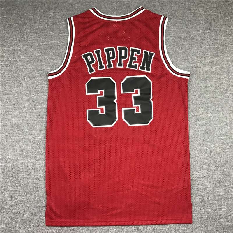 Chicago Bulls 1997/98 Red #33 PIPPEN Finals Classics Basketball Jersey (Stitched)