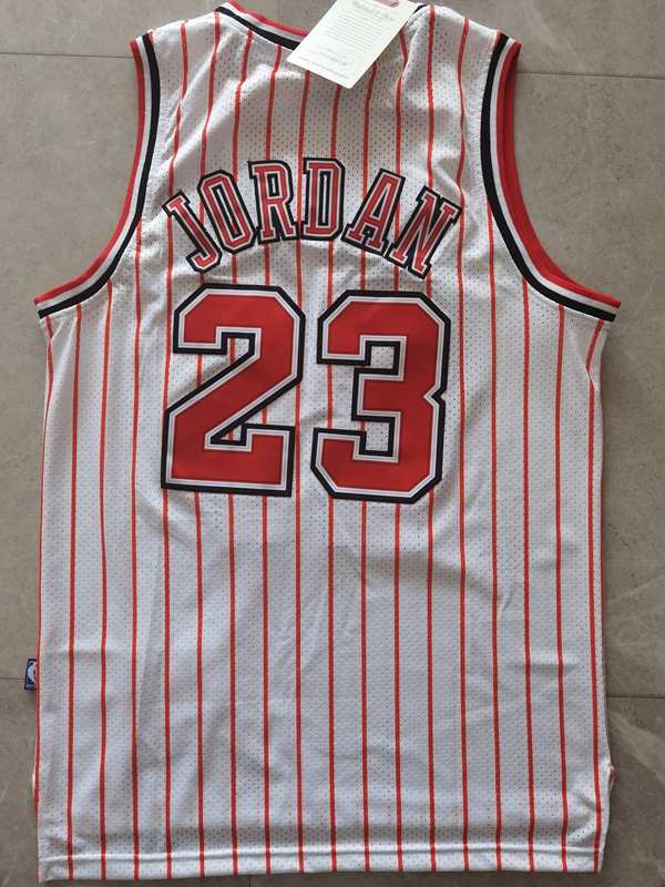 Chicago Bulls 1997/98 White #23 JORDAN Classics Basketball Jersey 02 (Stitched)