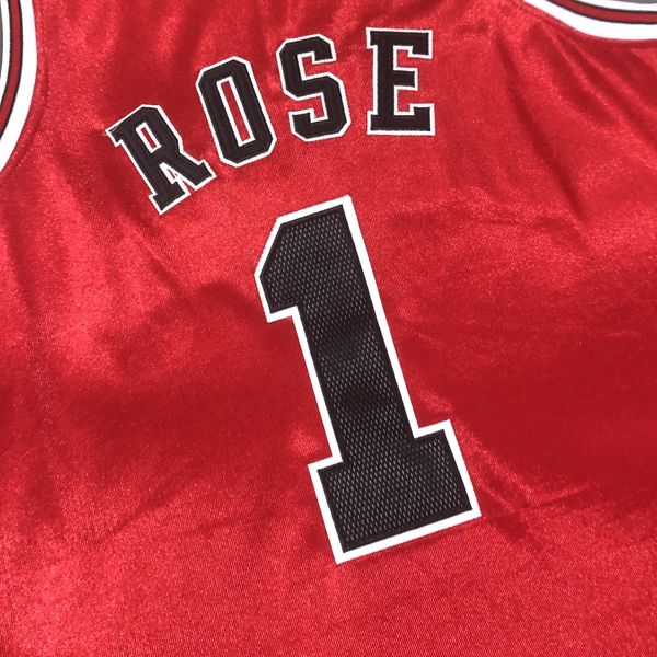 2008/09 Chicago Bulls Red #1 ROSE Classics Basketball Jersey (Closely Stitched)