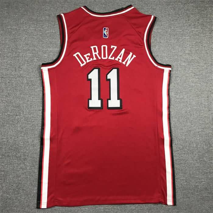 Chicago Bulls 21/22 Red #11 DeROZAN City Basketball Jersey (Stitched)