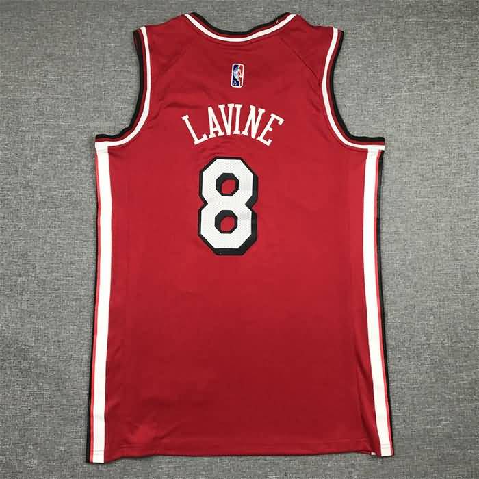 Chicago Bulls 21/22 Red #8 LAVINE City Basketball Jersey (Stitched)