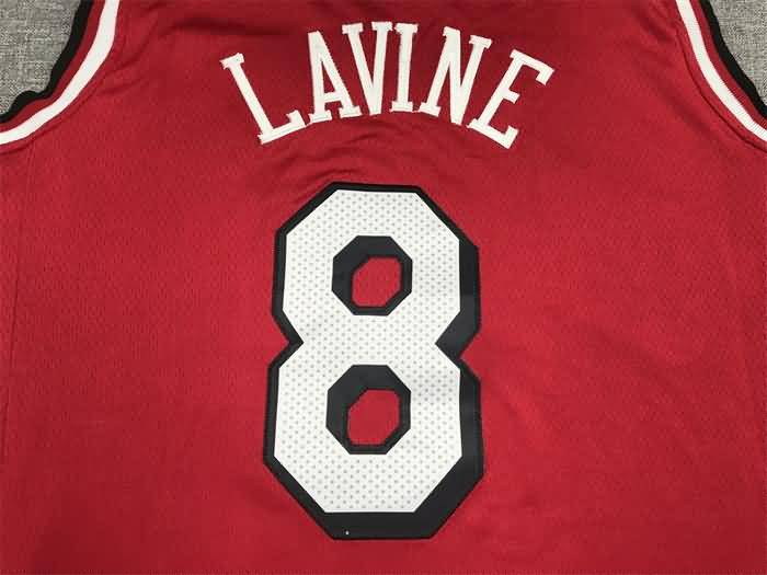 Chicago Bulls 21/22 Red #8 LAVINE City Basketball Jersey (Stitched)