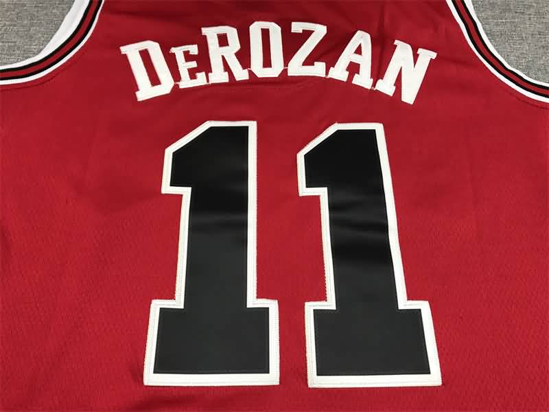 Chicago Bulls 21/22 Red #11 DeROZAN Basketball Jersey (Stitched)