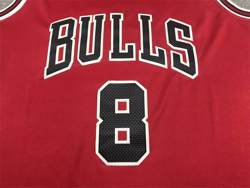 Chicago Bulls 21/22 Red #8 LAVINE Basketball Jersey (Stitched)