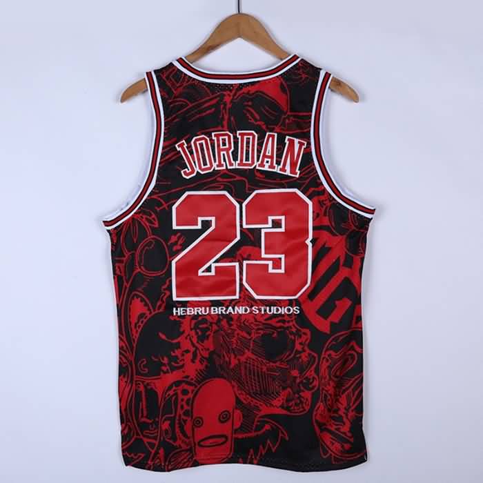 Chicago Bulls 1995/96 Black #23 JORDAN Finals Classics Basketball Jersey (Stitched)