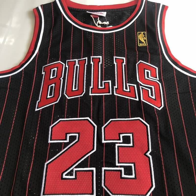 Chicago Bulls 1996/97 Black #23 JORDAN Classics Basketball Jersey (Closely Stitched) 02