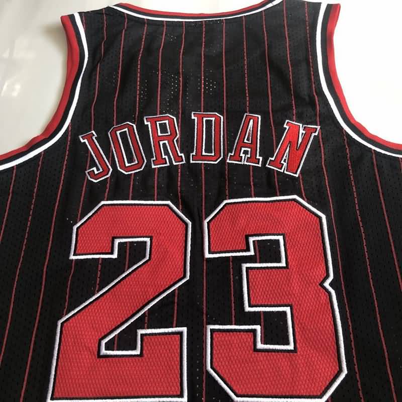 Chicago Bulls 1996/97 Black #23 JORDAN Classics Basketball Jersey (Closely Stitched) 02
