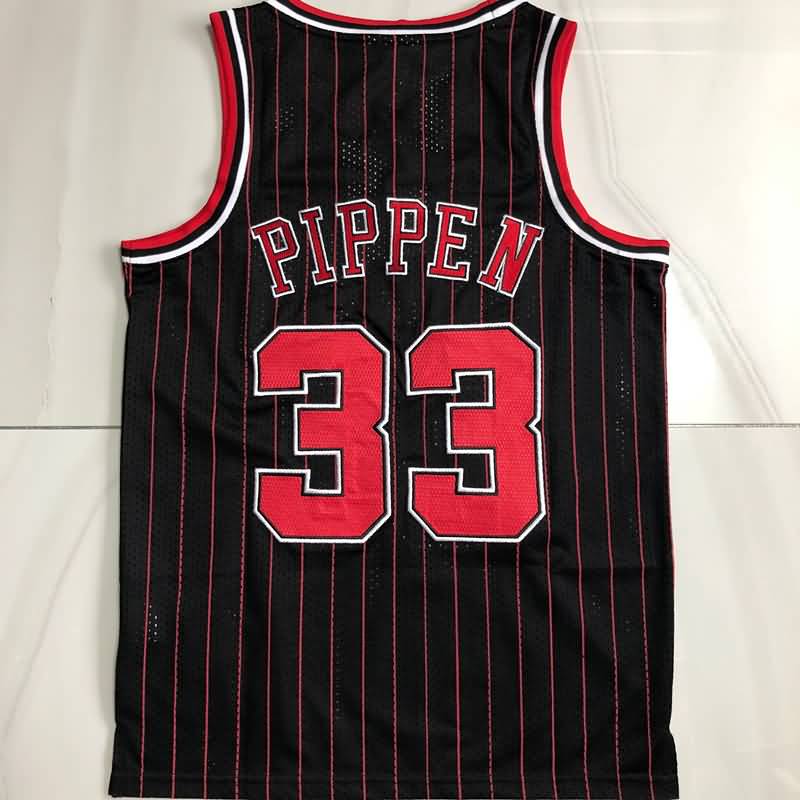 Chicago Bulls 1996/97 Black #33 PIPPEN Classics Basketball Jersey (Closely Stitched)