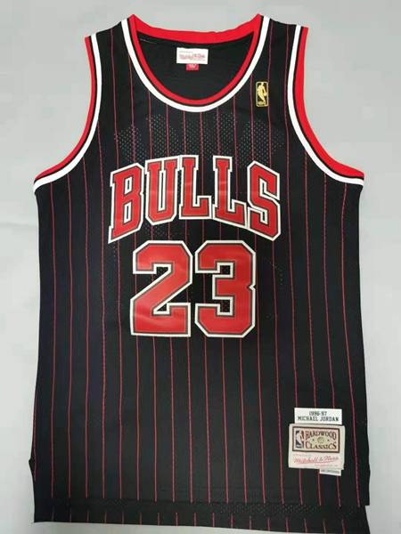 1996/97 Chicago Bulls Black #23 JORDAN Classics Basketball Jersey (Stitched)