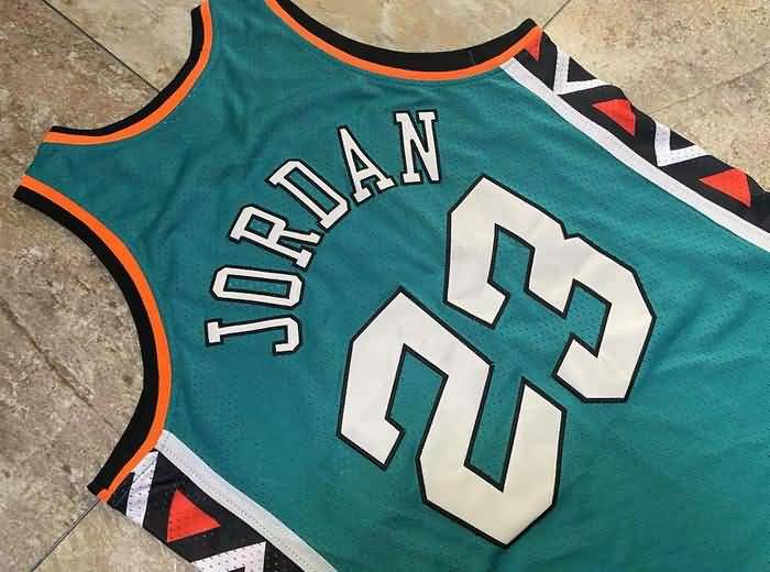 Chicago Bulls 1996 Green #23 JORDAN ALL-STAR Classics Basketball Jersey (Closely Stitched)