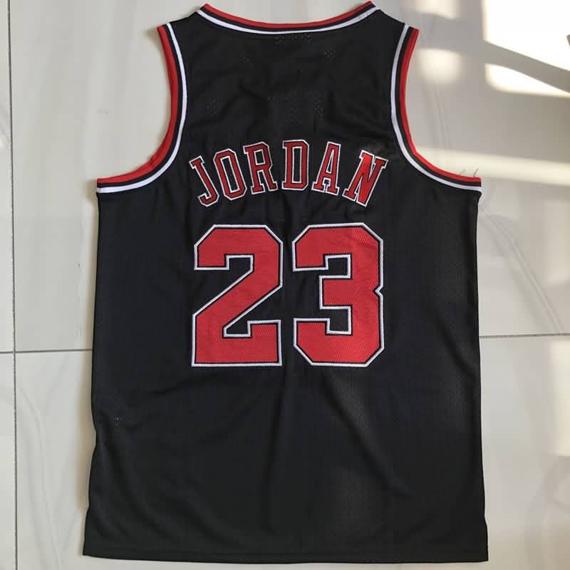 Chicago Bulls 1997/98 Black #23 JORDAN Finals Classics Basketball Jersey 02 (Closely Stitched)