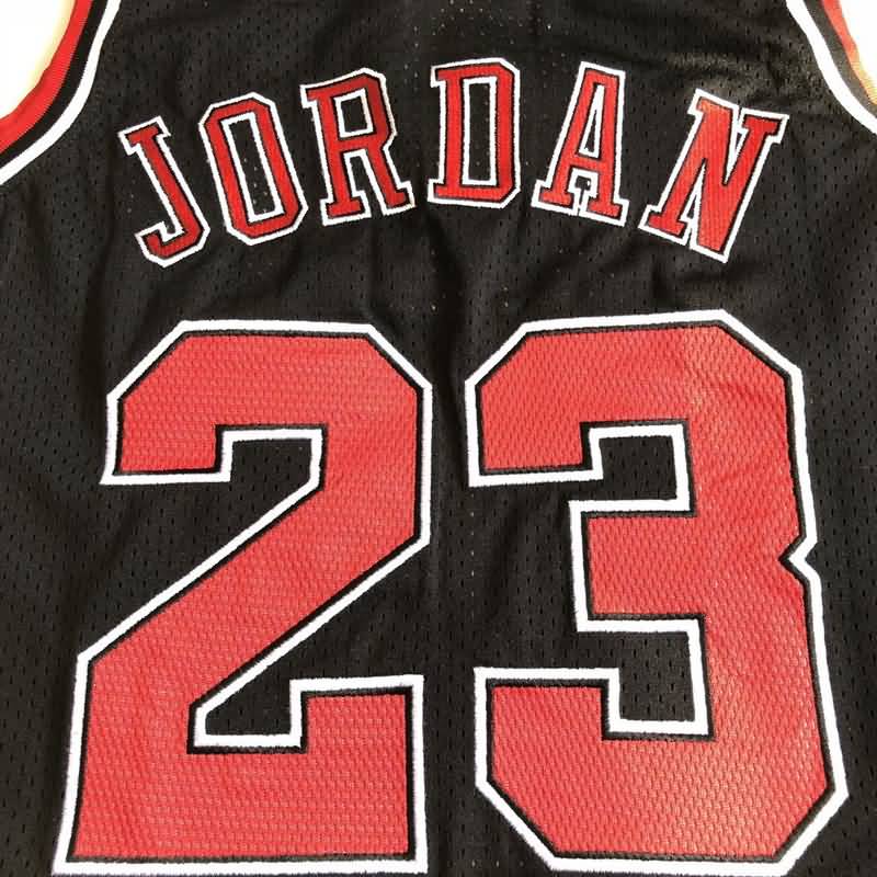 Chicago Bulls 1997/98 Black #23 JORDAN Finals Classics Basketball Jersey 02 (Closely Stitched)