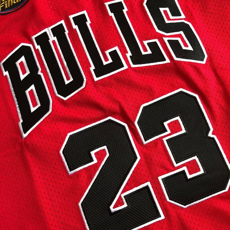 Chicago Bulls 1997/98 Red #23 JORDAN Finals Classics Basketball Jersey (Closely Stitched)