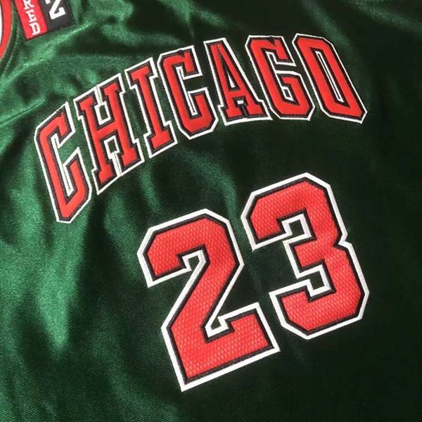 Chicago Bulls 1997/98 Green #23 JORDAN Classics Basketball Jersey 02 (Closely Stitched)