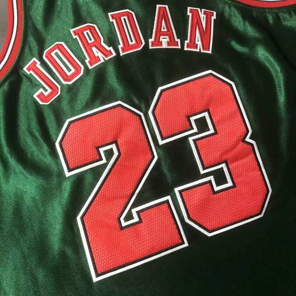 Chicago Bulls 1997/98 Green #23 JORDAN Classics Basketball Jersey 02 (Closely Stitched)