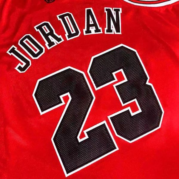 1997/98 Chicago Bulls Red #23 JORDAN Classics Basketball Jersey (Closely Stitched) 02