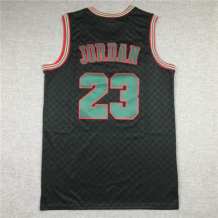 Chicago Bulls 1997/98 Black #23 JORDAN Classics Basketball Jersey 04 (Stitched)