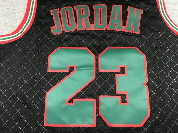 Chicago Bulls 1997/98 Black #23 JORDAN Classics Basketball Jersey 04 (Stitched)