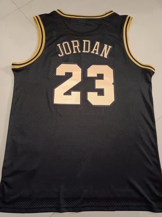 Chicago Bulls 1997/98 Black #23 JORDAN Finals Classics Basketball Jersey 02 (Stitched)