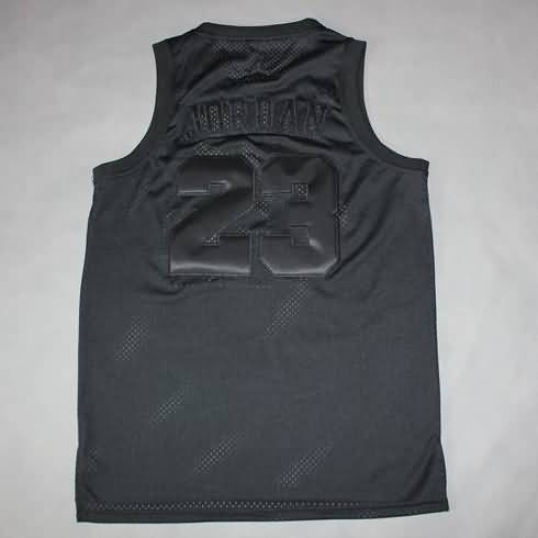 Chicago Bulls Black #23 JORDAN AJ Basketball Jersey (Stitched)