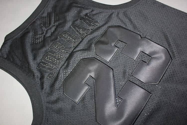 Chicago Bulls Black #23 JORDAN AJ Basketball Jersey (Stitched)