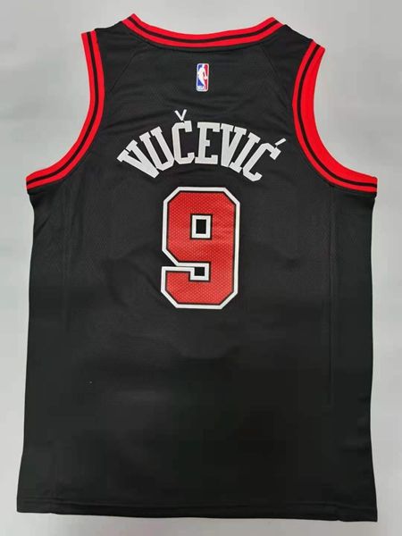 Chicago Bulls Black #9 BULLS Basketball Jersey (Stitched)