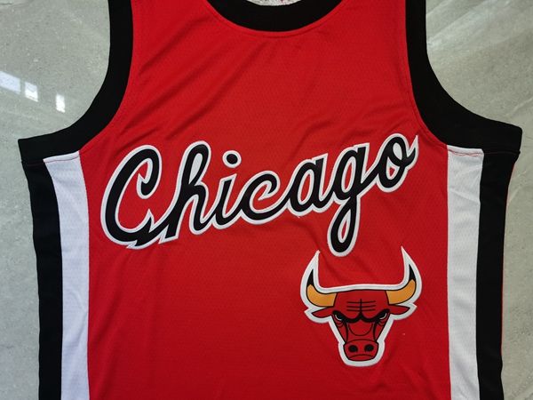 Chicago Bulls Red Basketball Jersey (Stitched)