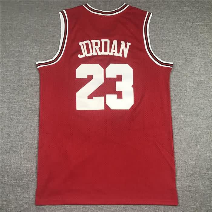 Chicago Bulls Red #23 JORDAN Basketball Jersey (Stitched)