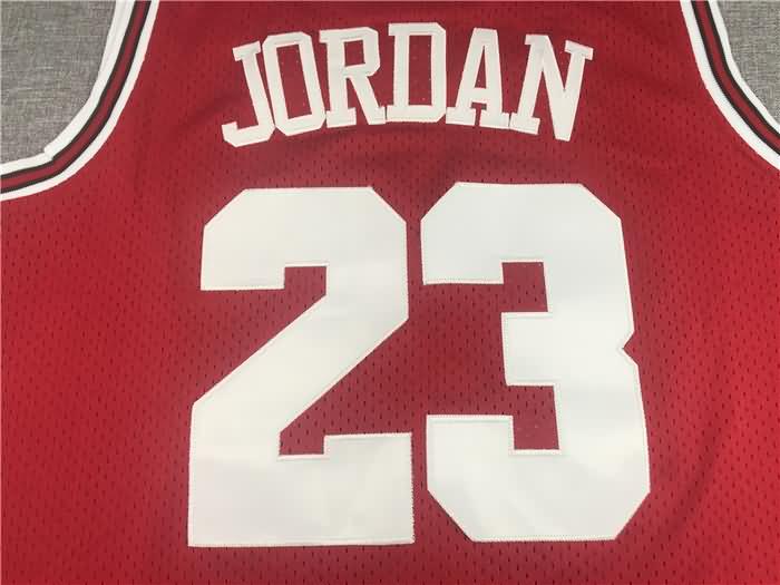 Chicago Bulls Red #23 JORDAN Basketball Jersey (Stitched)