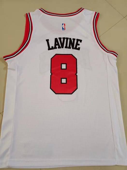 Chicago Bulls White #8 LAVINE Basketball Jersey (Stitched)