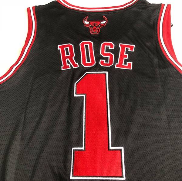 Chicago Bulls Black #1 ROSE Classics Basketball Jersey (Closely Stitched)